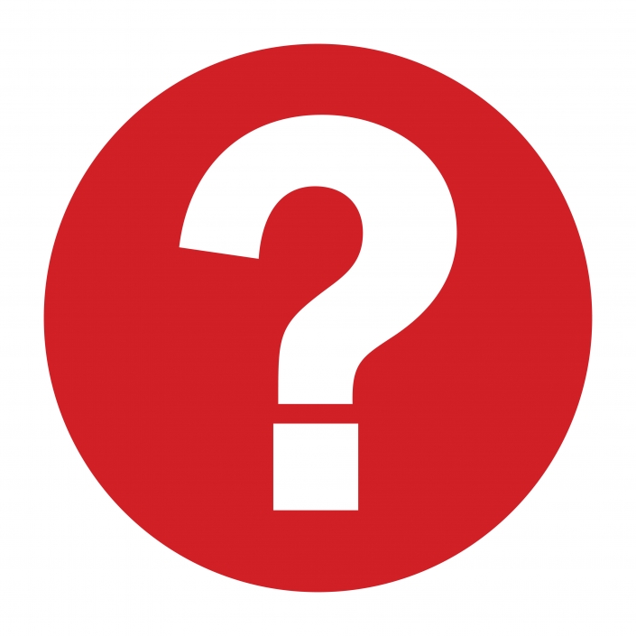 Question mark icon flat red round button vector illustration – MECO